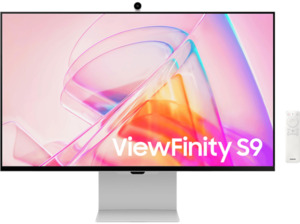 SAMSUNG ViewFinity S90PC 27 Zoll UHD 5K Monitor (5 ms Reaktionszeit, 60 Hz), Silber