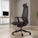 Bild 1 von FLEXISPOT BS11Pro Ergonomischer Bürostuhl, Bürostuhl mit Lordosenstütze, 3D-Armlehnen und Einstellung der Sitztiefe, Office Stuhl BackSupport, Schwarz
