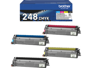 BROTHER TN-248VAL Value Pack Toner Mehrfarbig (TN 248), Mehrfarbig