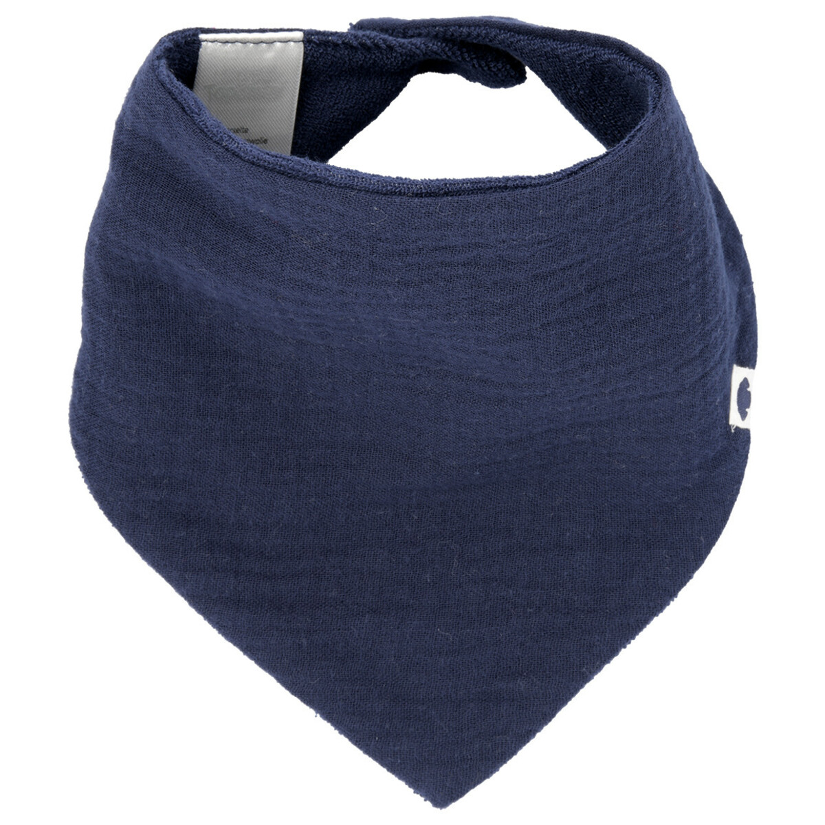 Bild 1 von Newborn Bandana mit Musselin DUNKELBLAU