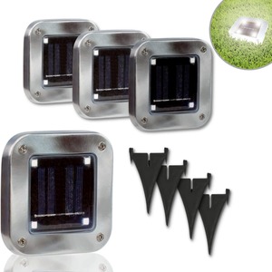 Starlyf® Leistungsstarke Solar LED - Gartenstrahler 4 Stück Solar Lights