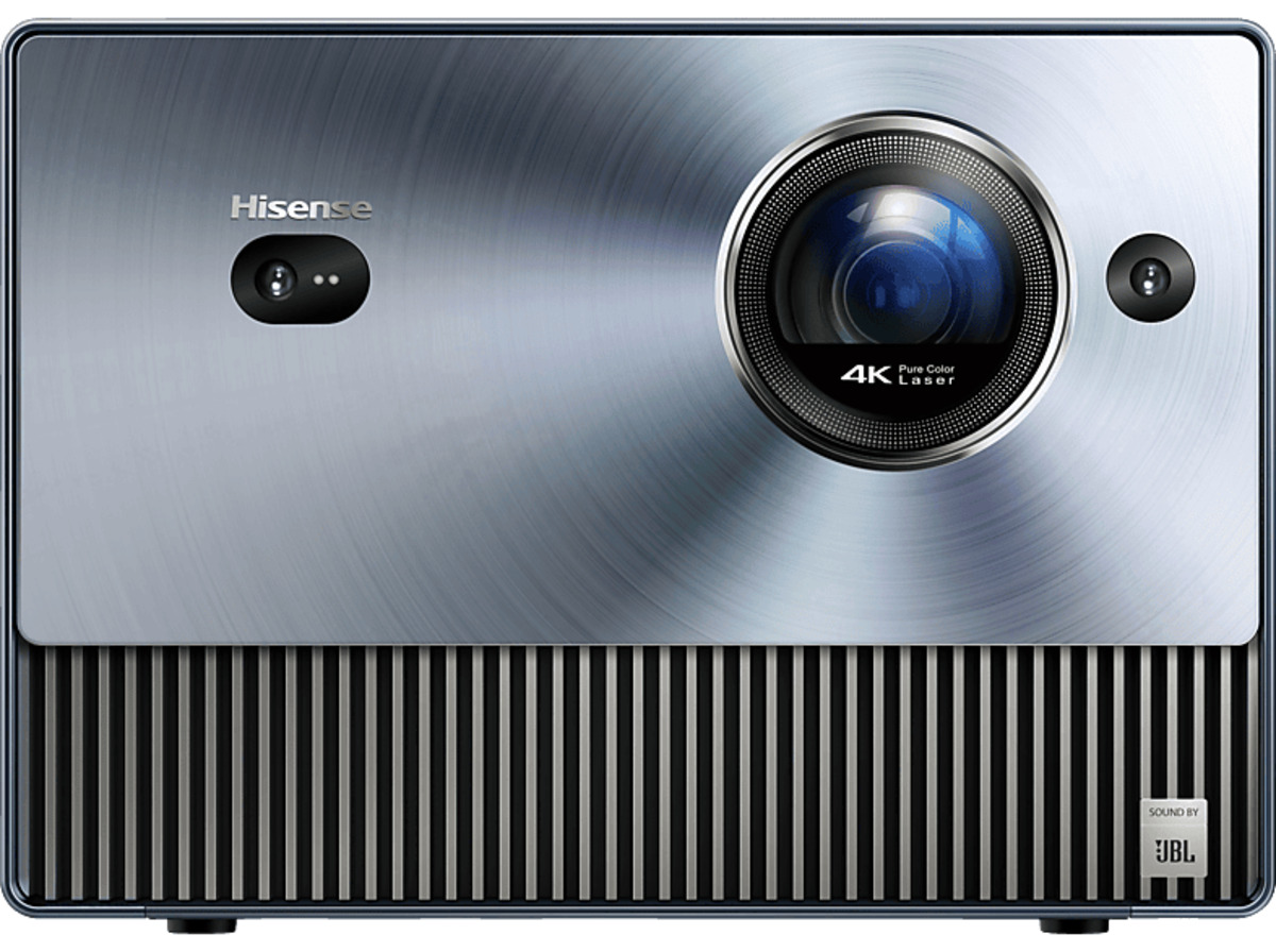 Bild 1 von HISENSE C1 4K Trichroma Smart Mini Projektor (UHD 4K, 1600 Lumen, WLAN), Grau