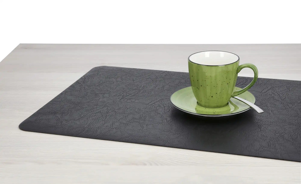 Bild 1 von KHG Platzset ¦ schwarz ¦ Kunststoff ¦ Maße (cm): B: 33 Heimtextilien > Tischdecken - Sconto