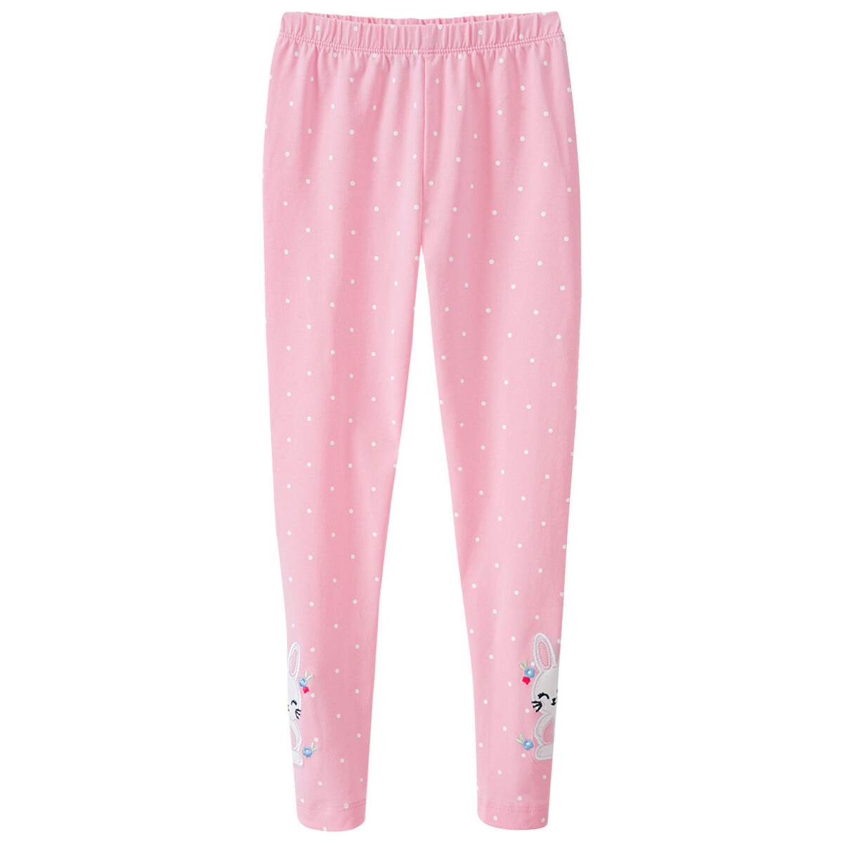 Bild 1 von Mädchen Leggings mit Hasen-Applikation ROSA