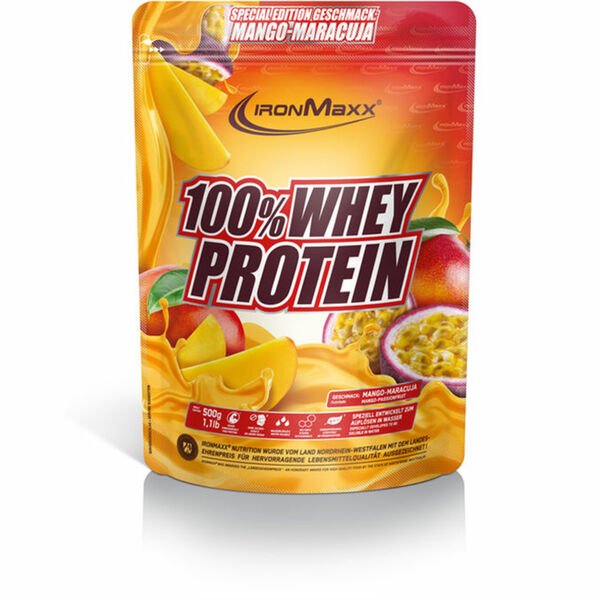 Bild 1 von IronMaxx 100% Whey Protein Mango-Maracuja