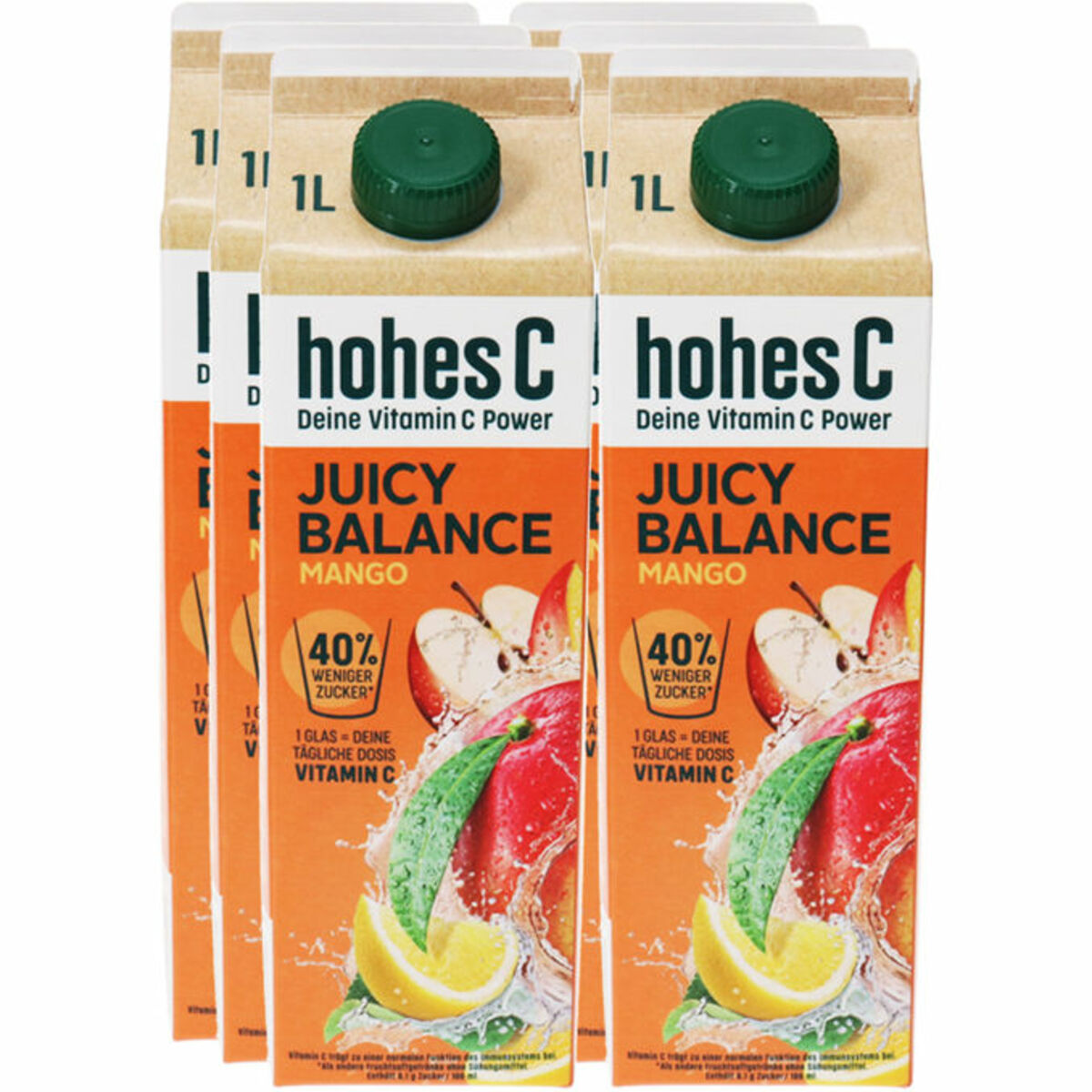 Bild 1 von Hohes C Juicy Balance Mango, 6er Pack
