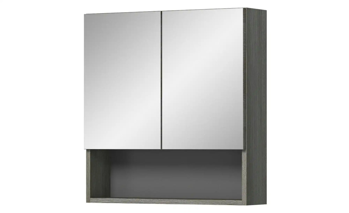 Bild 1 von Spiegelschrank ¦ grau ¦ Maße (cm): B: 60 H: 63 T: 16 Badezimmer > Badschränke > Spiegelschränke - Sconto