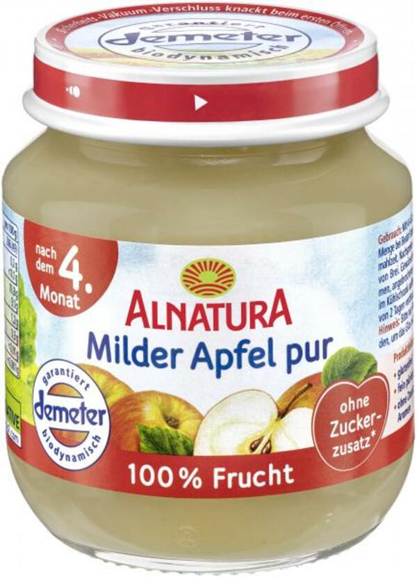 Bild 1 von Alnatura Demeter Milder Apfel pur