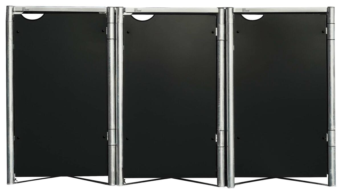 Bild 1 von Mülltonnenbox Hide Schwarz, Schwarz