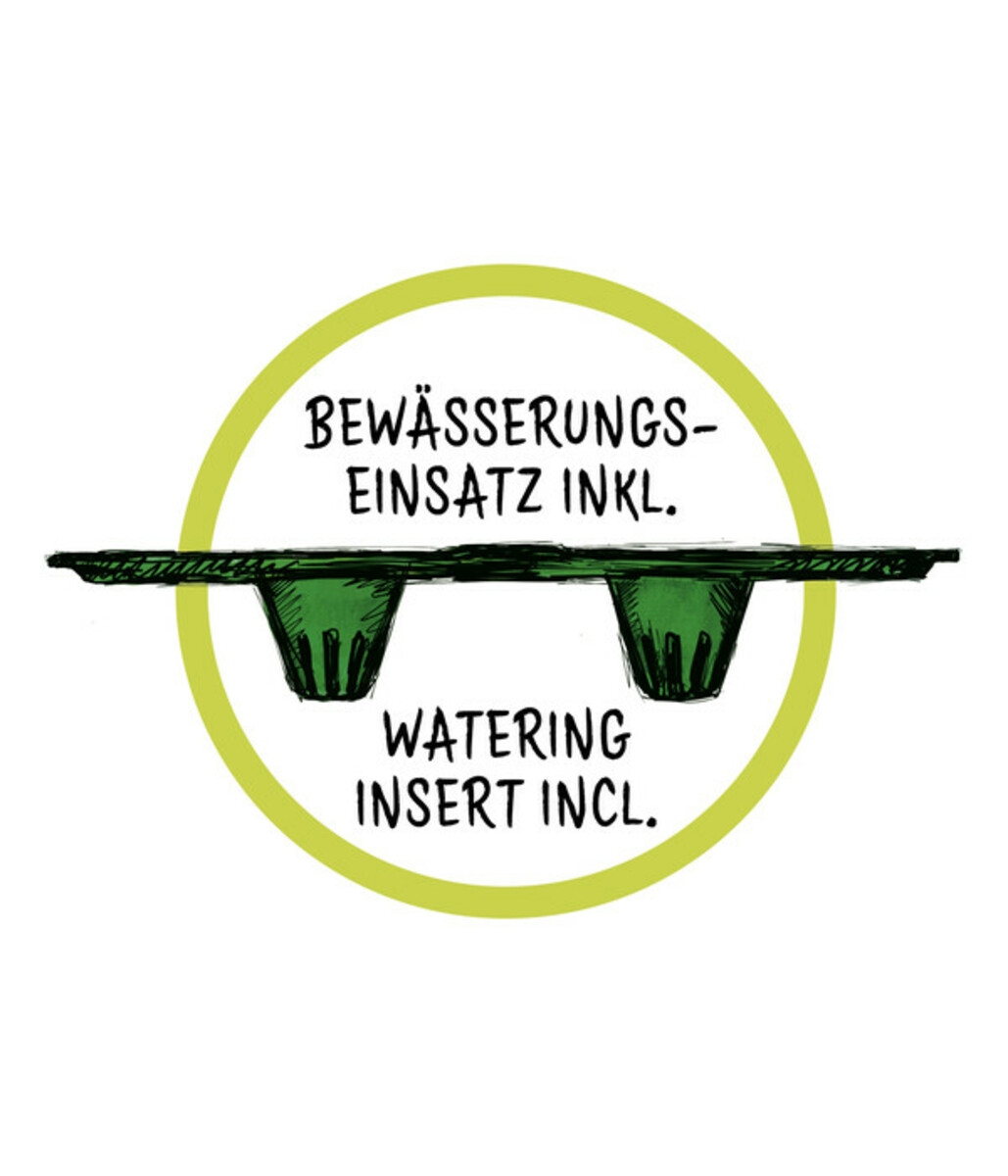 Bild 3 von Scheurich Kunststoff-Topf Groove+, rund, ca. Ø28,5/H26 cm