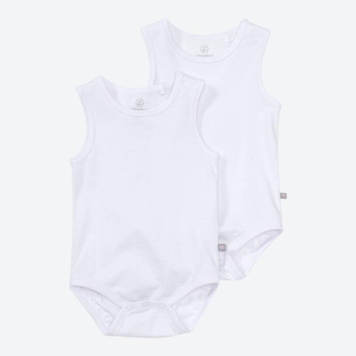 Bild 1 von Baby-Body ohne Arm, 2er-Pack, White