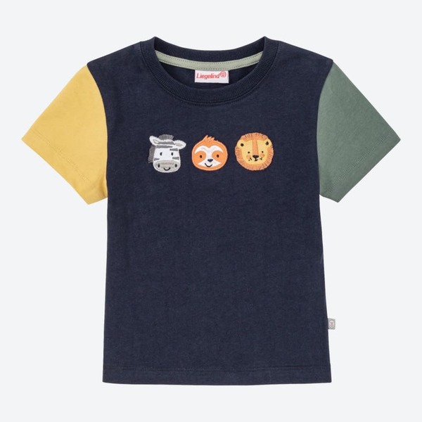 Bild 1 von Baby-Jungen-T-Shirt mit Tier-Applikationen, Dark-blue