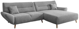 Wohnlandschaft Drago Silberfarben Chenille, Silberfarben