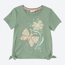 Bild 1 von Mädchen-T-Shirt mit Zierschleifen, Green