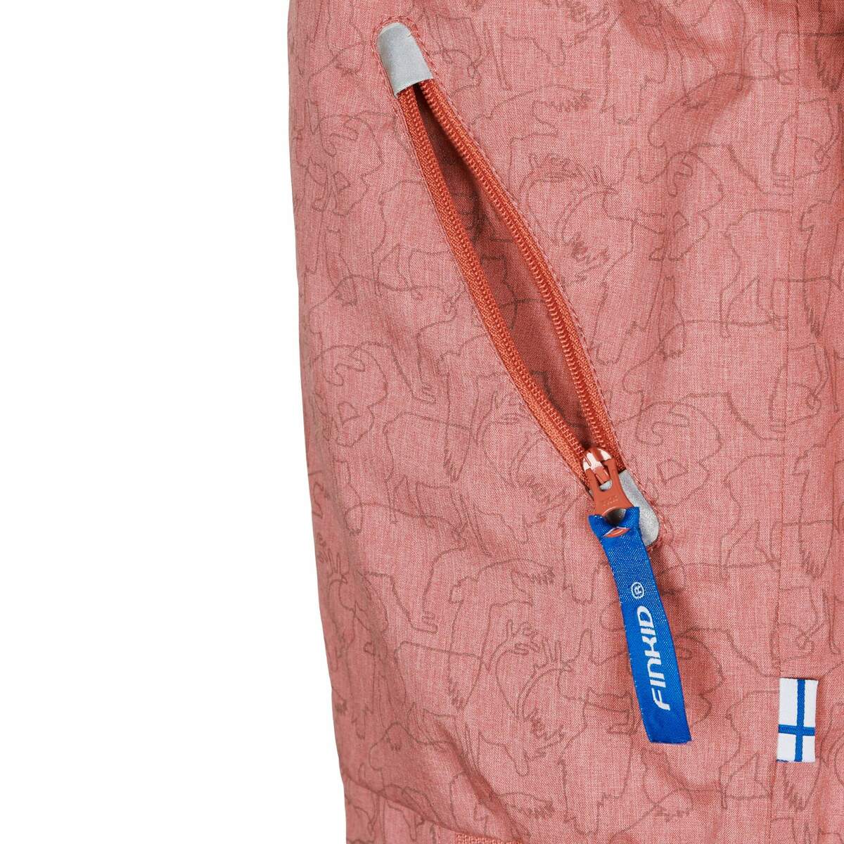 Bild 4 von Finkid TALLESSA Kinder Regenjacke TERRA COTTA