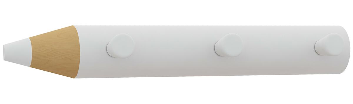 Bild 1 von Hakenleiste ''Stifto'', in Weiß, Weiß