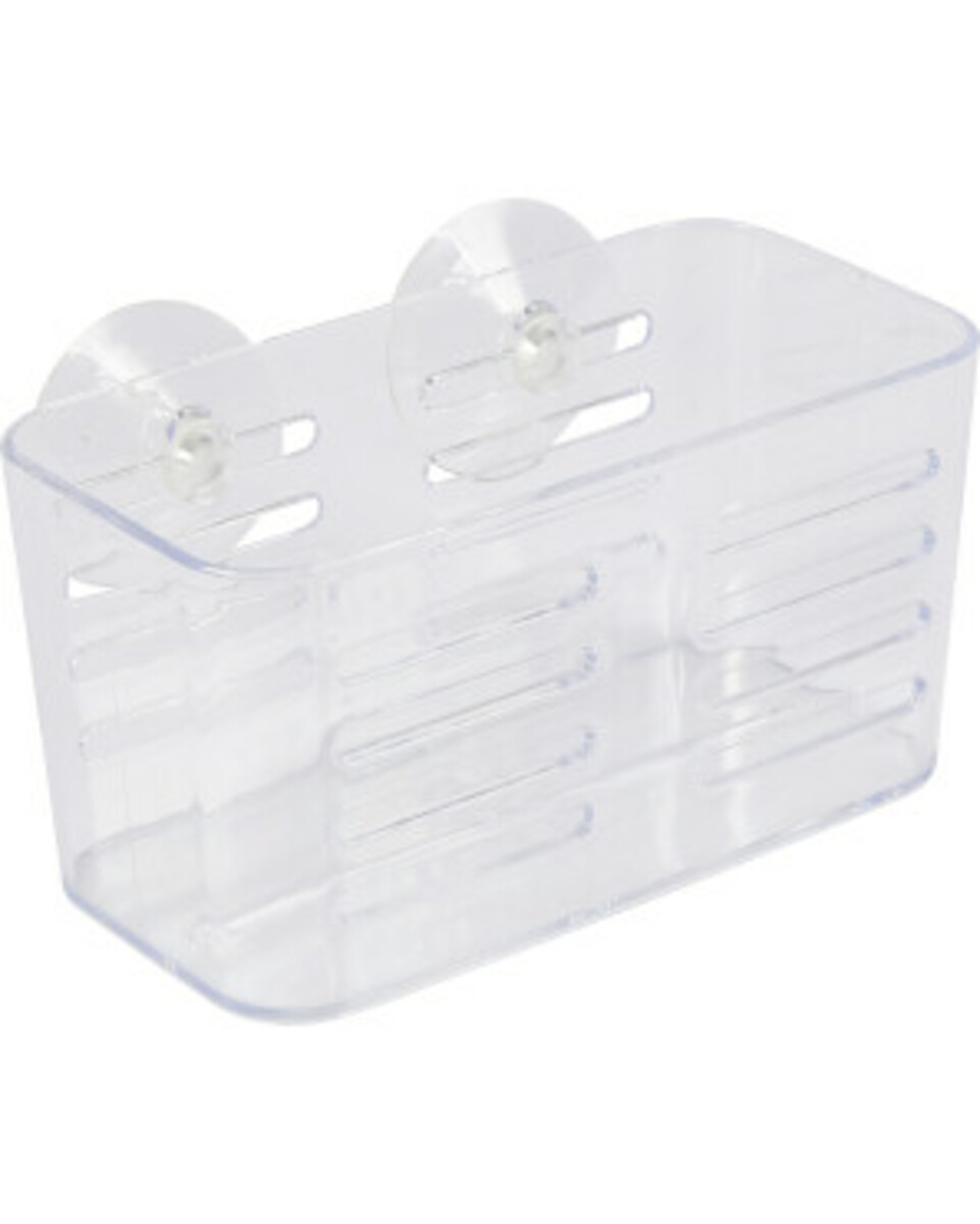 Bild 1 von Transparenter Duschkorb             ca. 15 x 8 x 9 cm           transparent