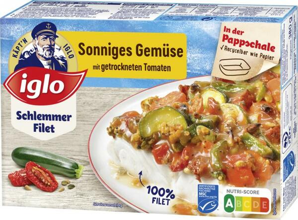 Bild 1 von Iglo Schlemmer Filet Sonniges Gemüse mit getrockneten Tomaten