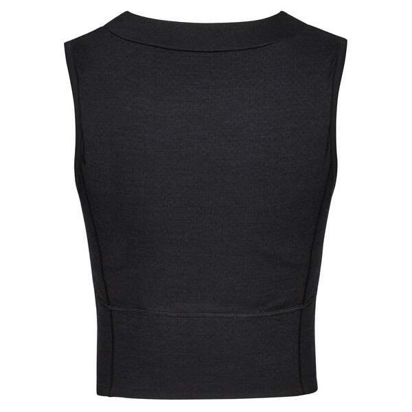 Bild 2 von Icebreaker WOMEN ZONEKNIT CROPPED BRA-TANK Damen Sport BH BLACK