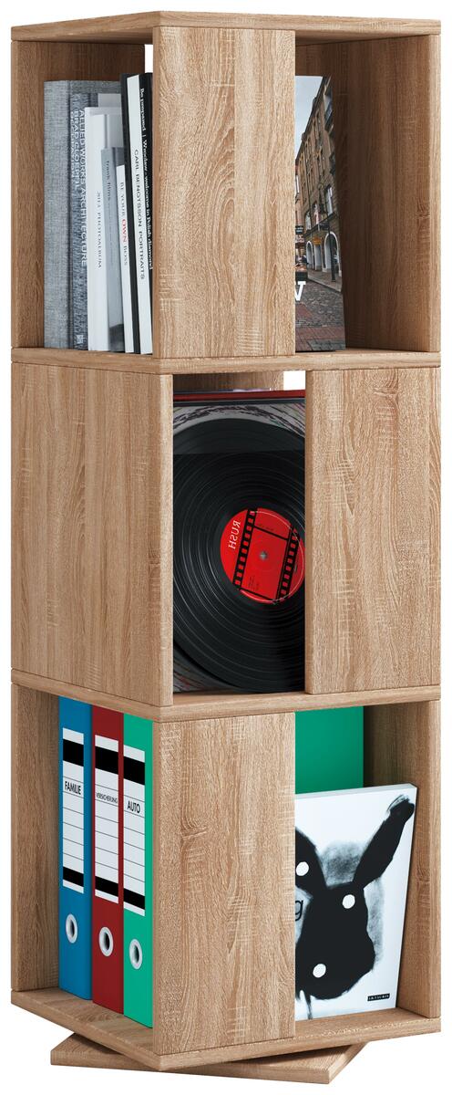 Bild 1 von Standregal ''Stifta XL'', in Sonoma Eiche, 3-fach, Sonoma Eiche