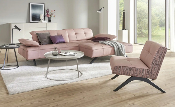 Bild 2 von JOOP! Ecksofa  8111 Square  Lachs rechts