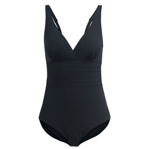 Damen Shape-Badeanzug mit wattierten Cups NACHTBLAU