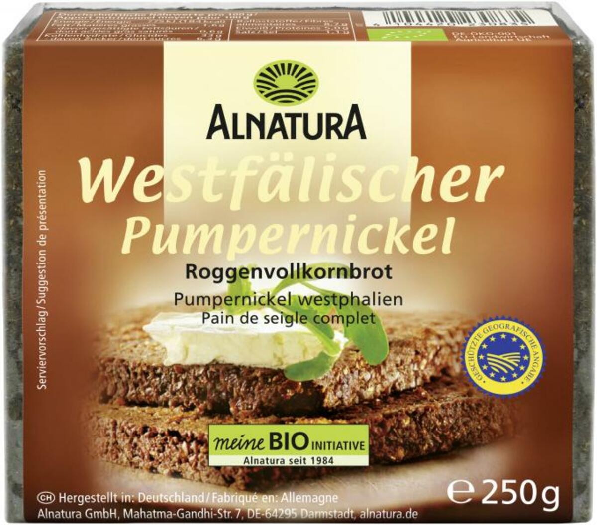 Bild 1 von Alnatura Westfälischer Pumpernickel
