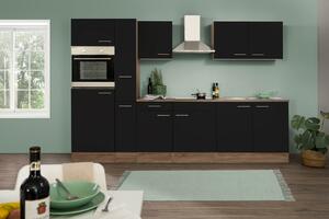 KÜCHENLEERBLOCK LBKB300EYS, Schwarz, Eichefarben