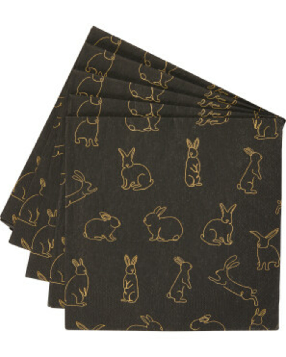 Bild 1 von Servietten Ostern
       
      18er-Pack
     
      schwarz