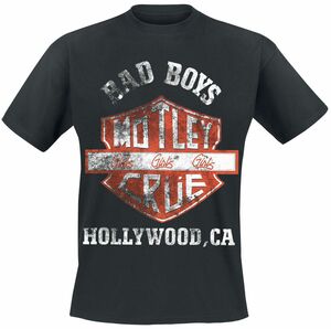 Mötley Crüe T-Shirt - Shield - S bis XL - für Männer - Größe L - schwarz  - EMP exklusives Merchandise!