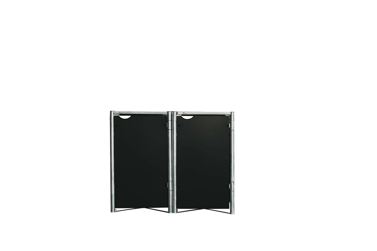 Bild 1 von Mülltonnenbox Hide Schwarz, Schwarz