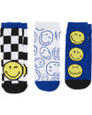 Bild 1 von Smiley World Sneakersocken
       
      3er-Pack
     
      schwarz