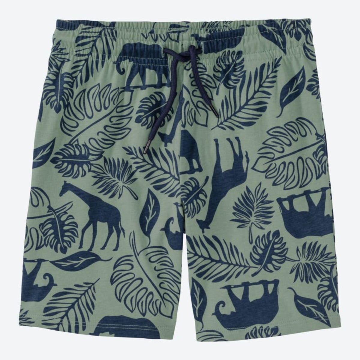 Bild 1 von Jungen-Bermudas mit Safari-Muster, Green