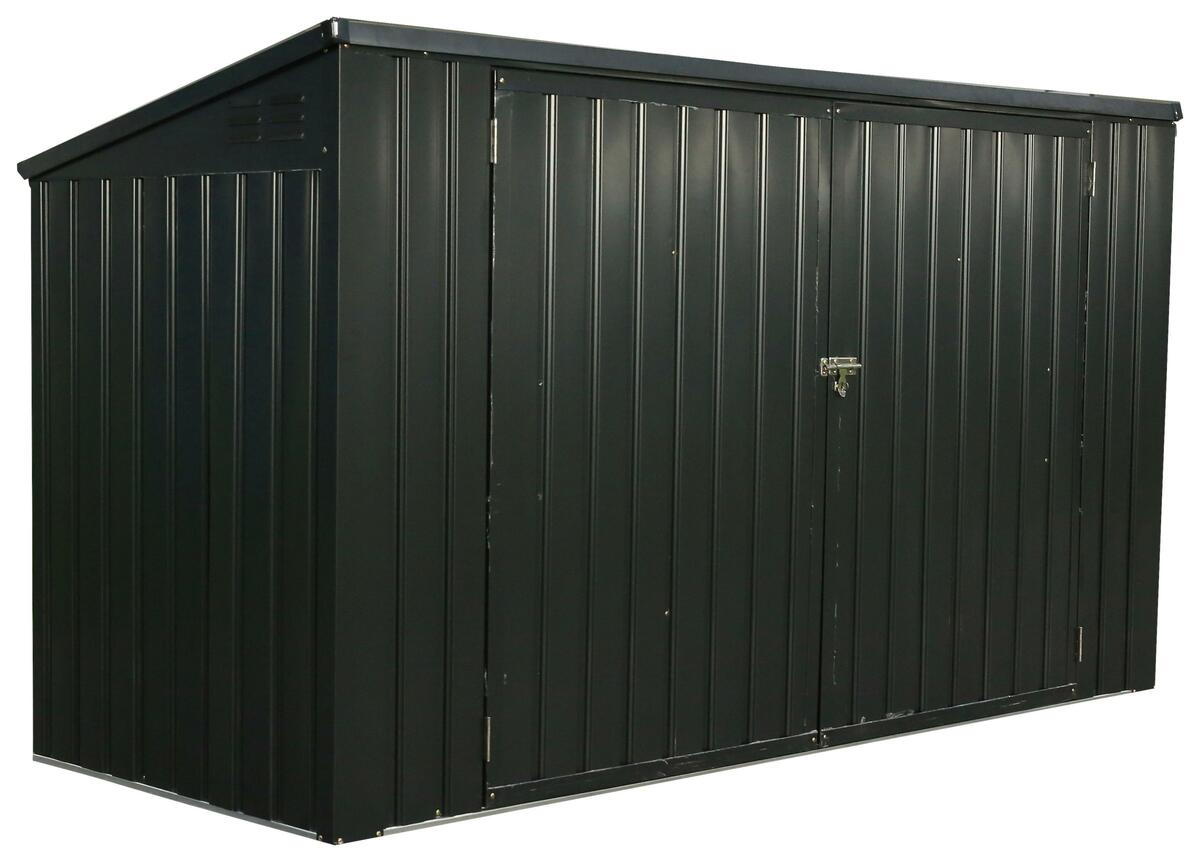 Bild 1 von Mülltonnenbox 5X3 Dunkelgrau, Dunkelgrau