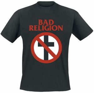 Bad Religion T-Shirt - Cross Buster - XXL - für Männer - Größe XXL - schwarz  - Lizenziertes Merchandise!