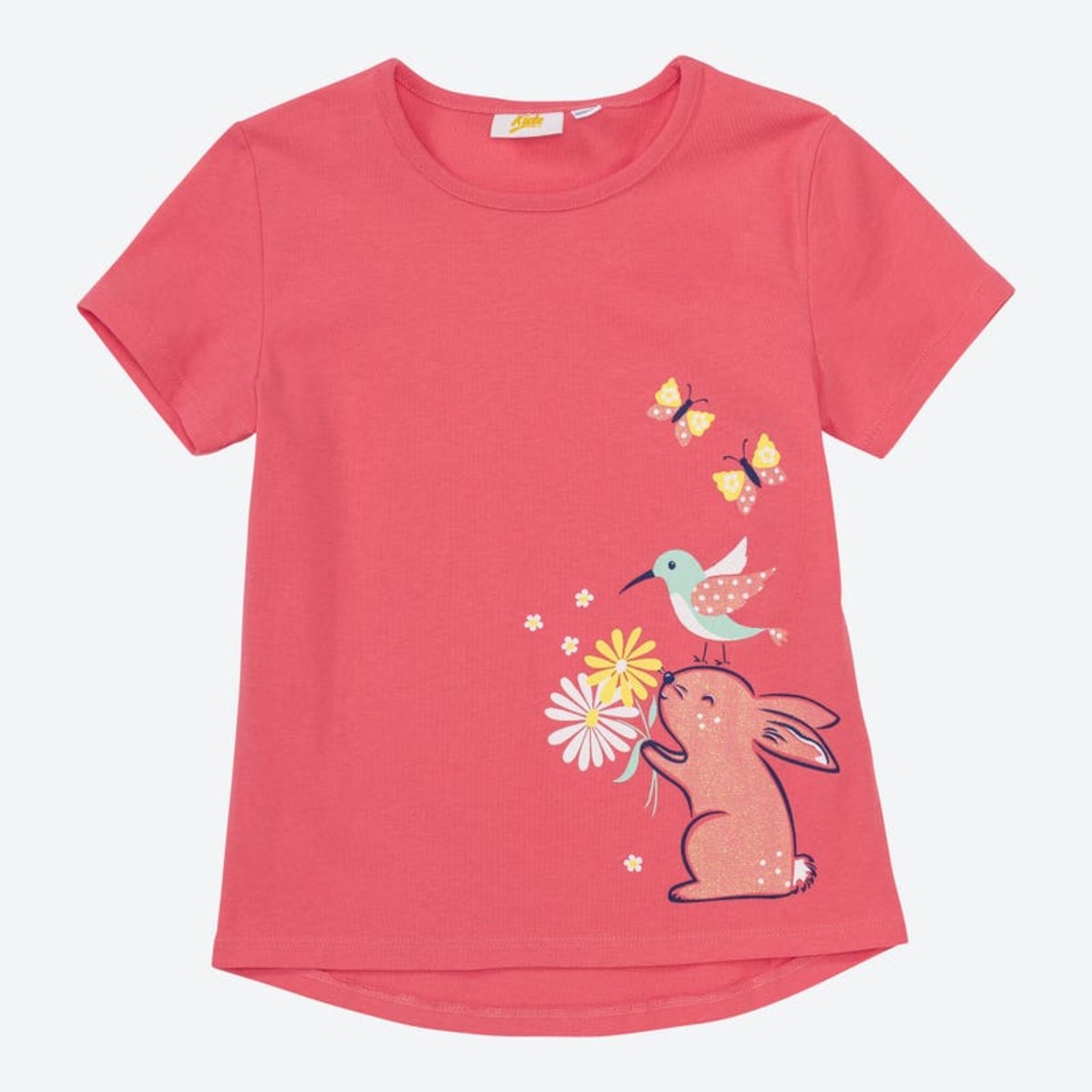 Bild 1 von Mädchen-T-Shirt mit süßem Aufdruck, Pink