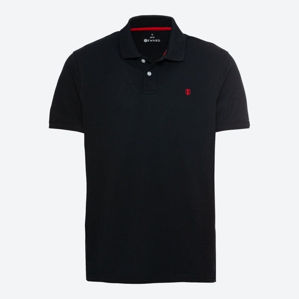 Bild 1 von Herren-Poloshirt mit Logo-Stickerei, Black