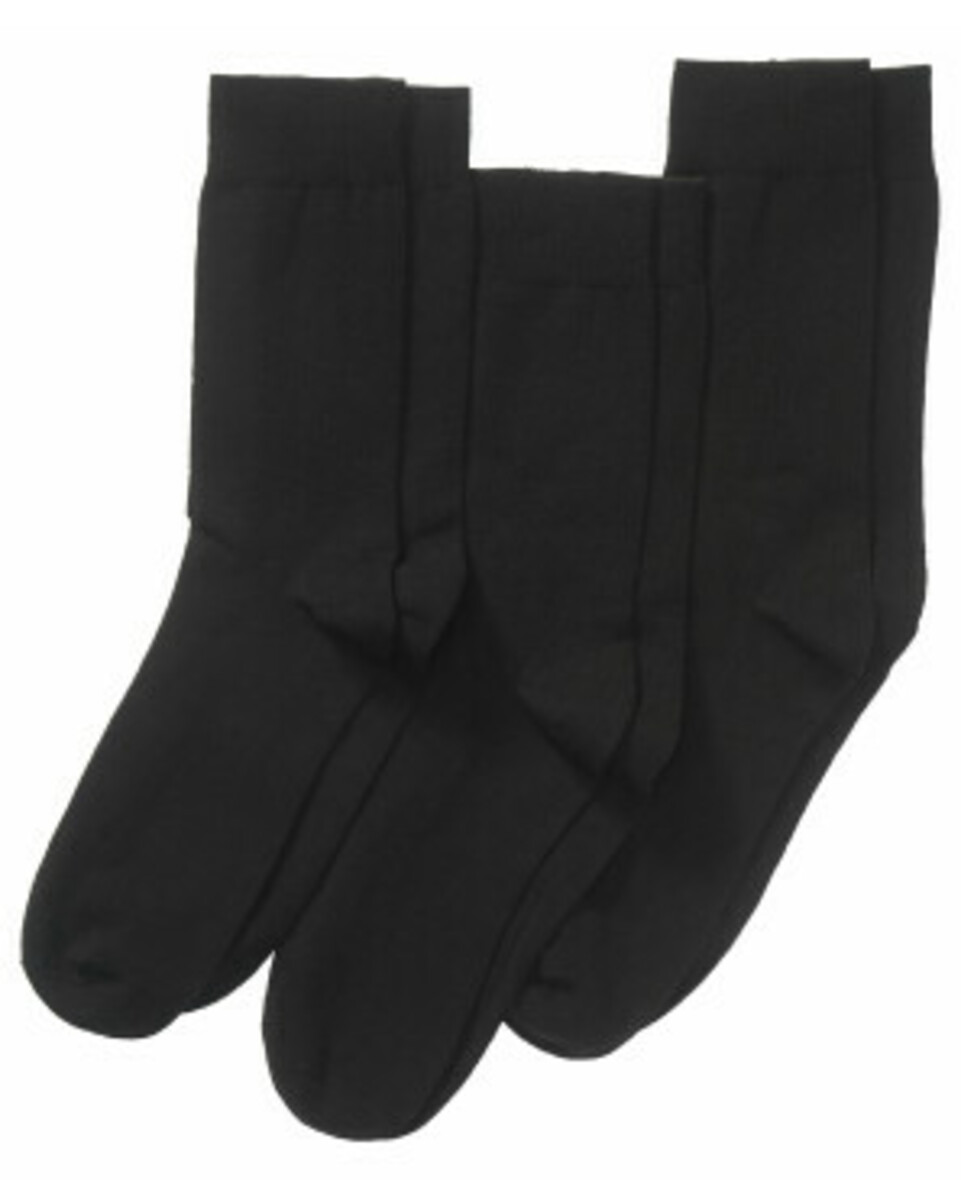 Bild 1 von Schlichte Socken Unisex
       
      3er-Pack, Ergee
     
      schwarz