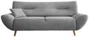 Bild 1 von 3-Sitzer-Sofa Drago Silberfarben Chenille, Silberfarben