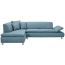 Bild 1 von Max Winzer Ecksofa, Blau, Textil, 4-Sitzer, Ottomane links, nicht einzeln stellbar, L-Form, 270x190 cm, Goldenes M, Made in Europe, Rücken echt, Wohnzimmer, Sofas & Couches, Wohnlandschaften, Ecksof