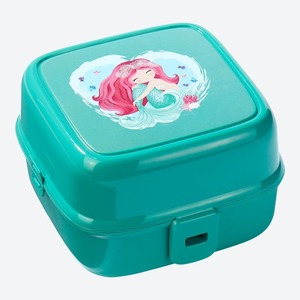Lunch-Box mit 4 Fächern, verschiedene Designs, Turquoise