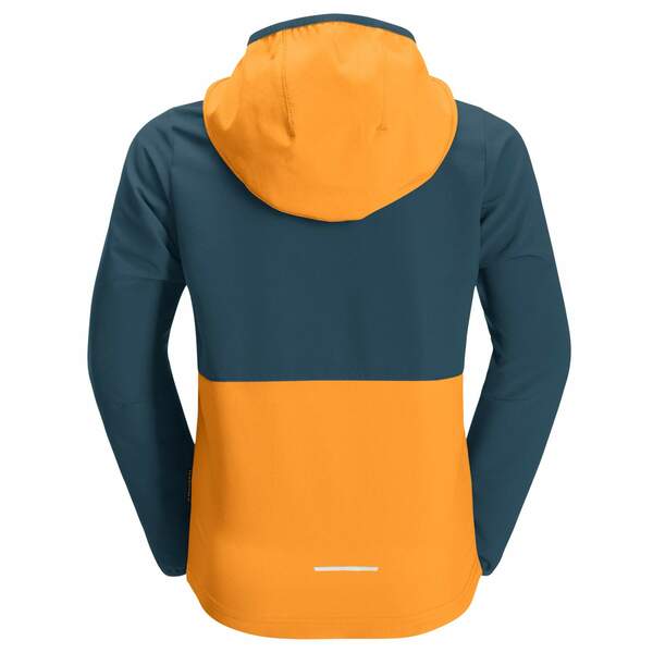 Bild 2 von Jack Wolfskin TURBULENCE B Kinder Softshelljacke ORANGE POP