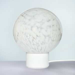 Hübsch Interior Tischlampe Sphere Grau