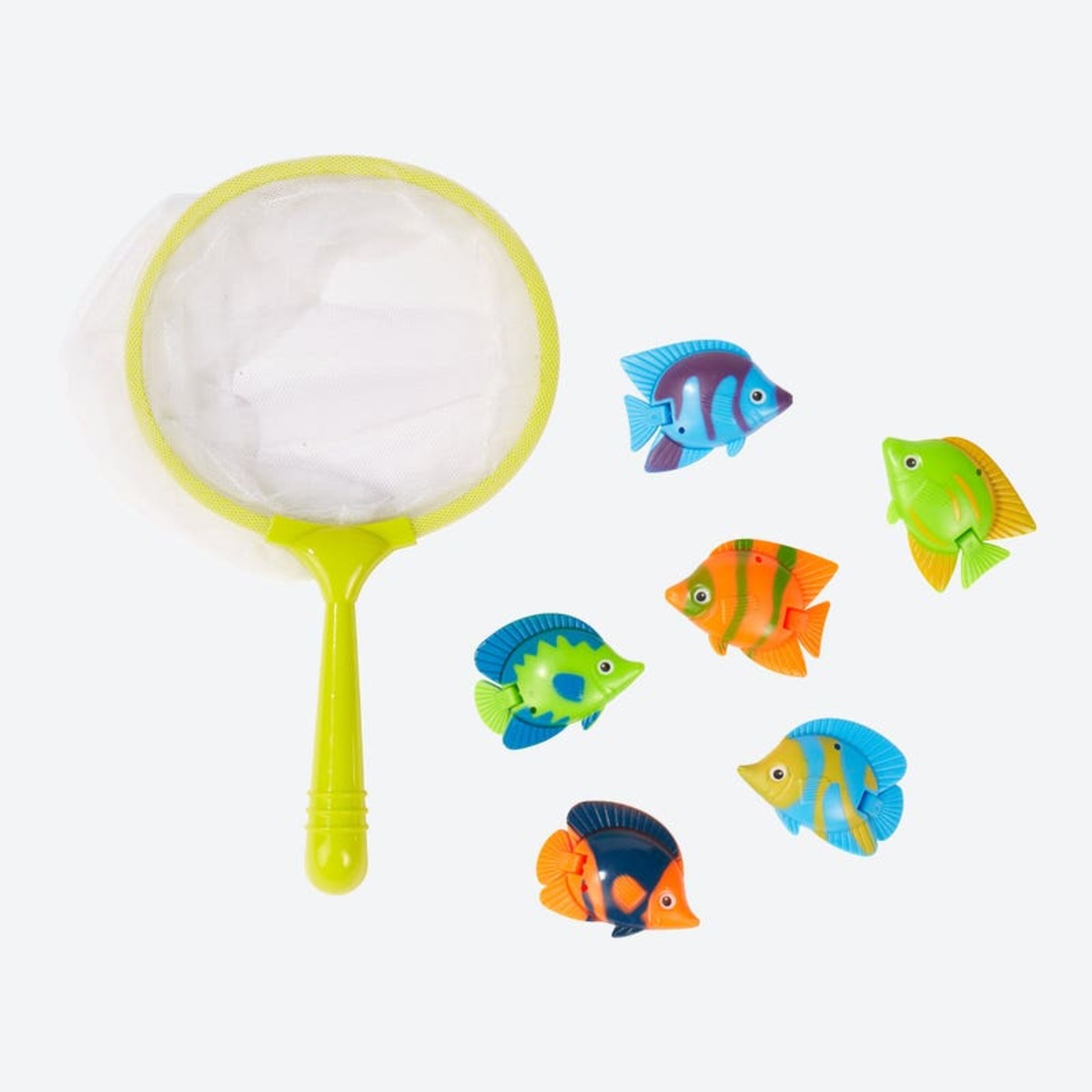 Bild 1 von PlayFun Kescher mit 6 Fischen, 7-teilig, Blue