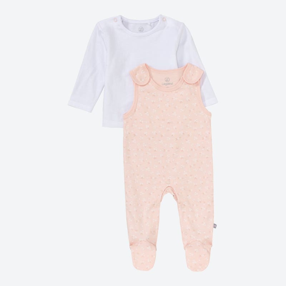 Bild 1 von Baby-Mädchen-Strampler-Set, 2-teilig, Light-rose