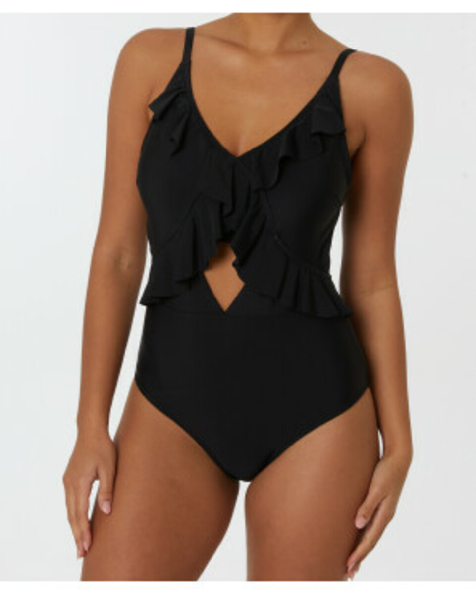 Bild 1 von Badeanzug Volants
       
      Janina, verstellbare Träger
     
      schwarz