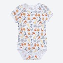 Bild 1 von Baby-Jungen-Body mit Tiermuster, White