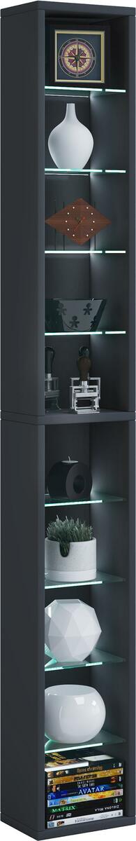 Bild 1 von Standregal ''Rasato XL'', in Schwarz, 8-fach, Schwarz