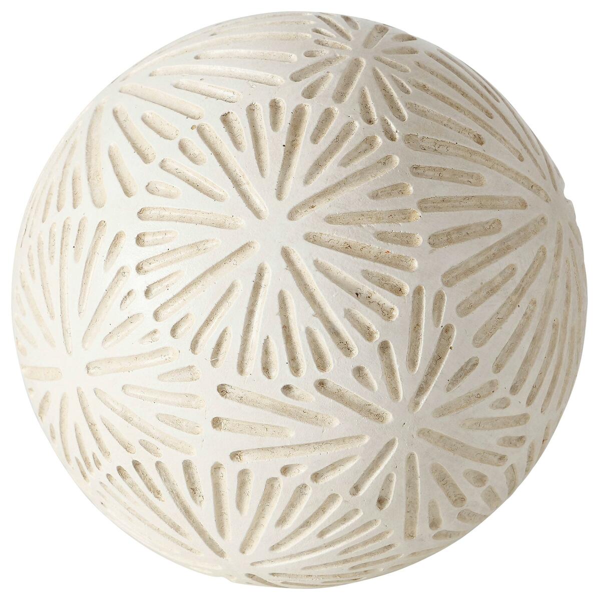 Bild 1 von Dekokugel Yvette I in Weiß/Beige