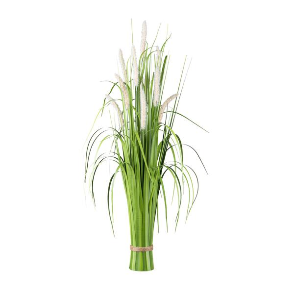 Bild 1 von Kunstpflanze Pennisetum I in Grün/Rosa, Grün, Rosa